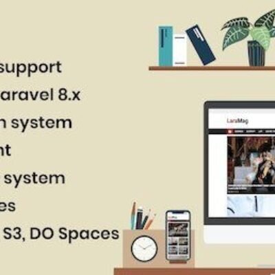LaraMag v7.5.0 – Laravel News & Magazine Multilingual System