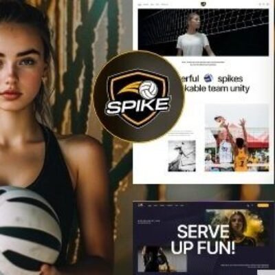 Spike v1.0 – Volleyball WordPress Theme