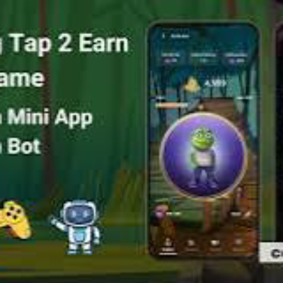 CoolFrog v1.0.0 – Tap2Earn Clicker Game With Telegram Mini App + API + Bot