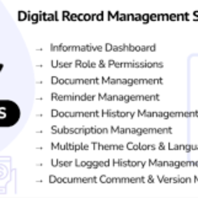 DRMS SaaS v1.8 – Digital Record Management System